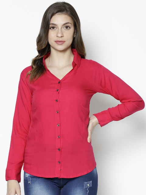 

V2 Value & Variety Women Pink Casual Shirt