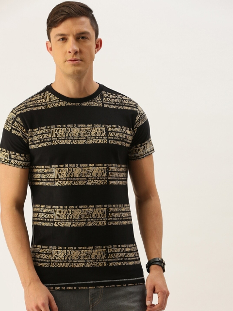 

Difference of Opinion Men Black Typography Printed T-shirt