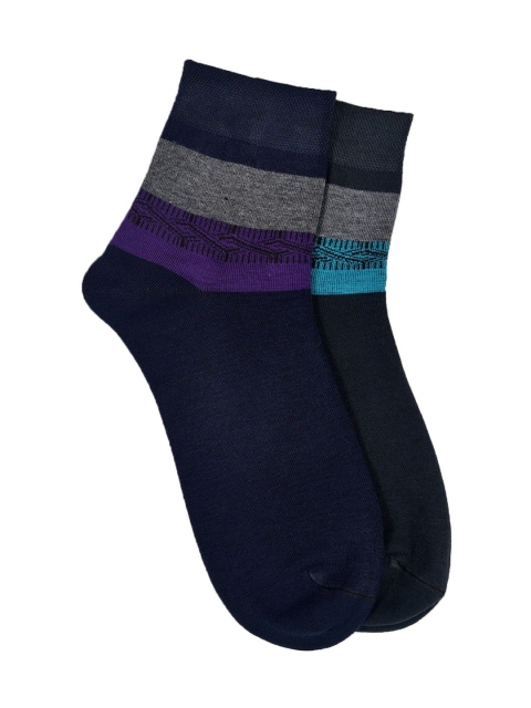 

MARC Men Pack Of 2 Shoe Liners Cotton Socks, Multi