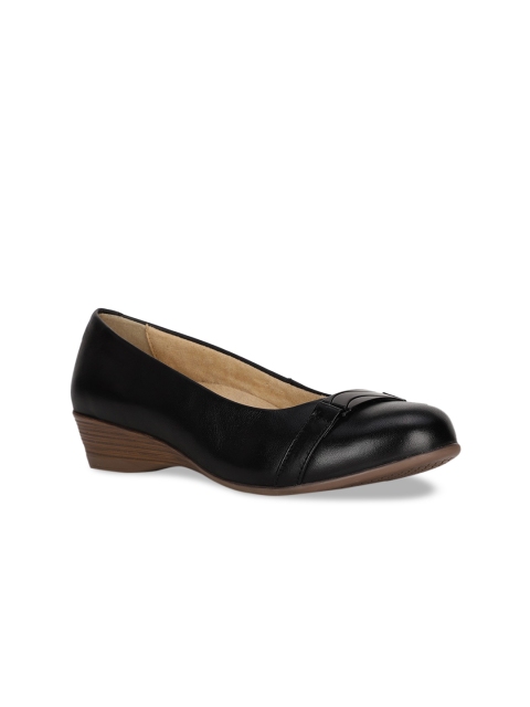

Hush Puppies Women Black Ballerinas Flats