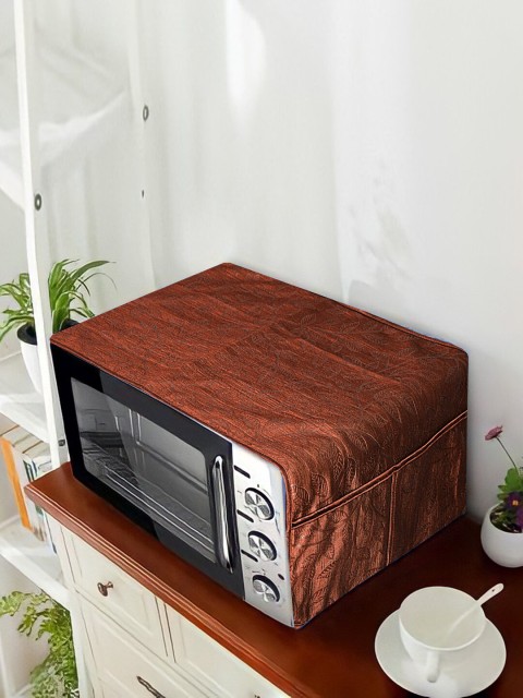 

Cortina Set Of 4 Brown Printed Appliance Covers