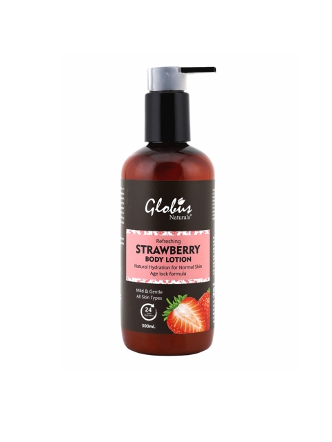 

Globus naturals Refreshing Strawberry Body Lotion - 300 ml, Brown
