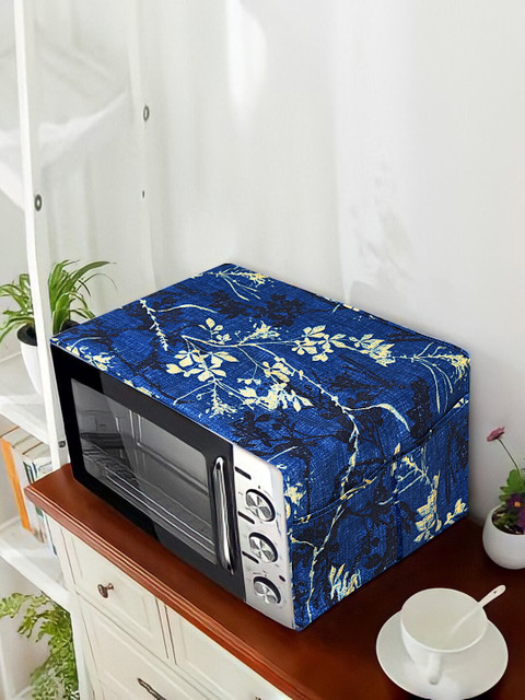

Cortina Set Of 4 Blue Printed Appliance Covers