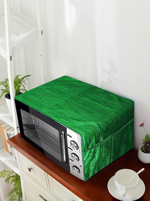 

Cortina Green Solid Set of Microwave & Refrigerator Covers