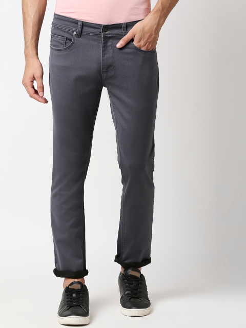 

High Star Men Grey Slim Fit Clean Look Stretchable Jeans