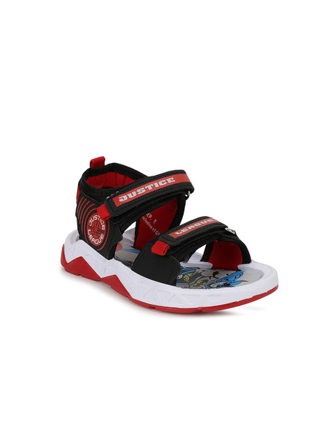 

Campus Unisex Kids Black & Red Comfort Sandals