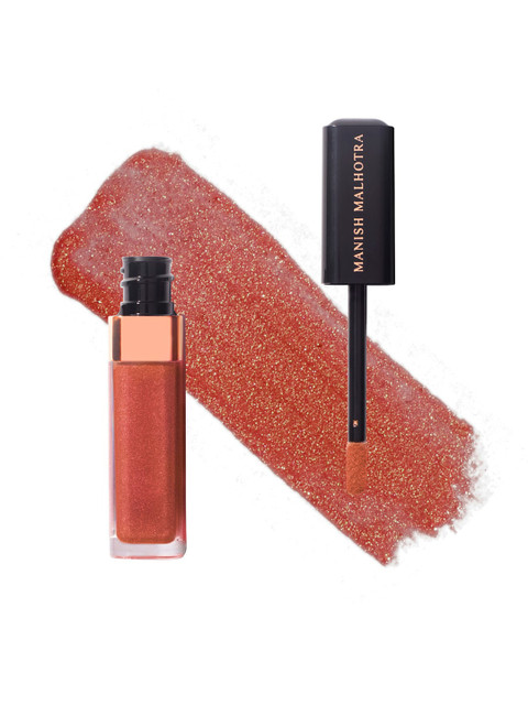 

Manish Malhotra Beauty By MyGlamm Hi-Shine Lipgloss-Modern Muse-5ml, Brown