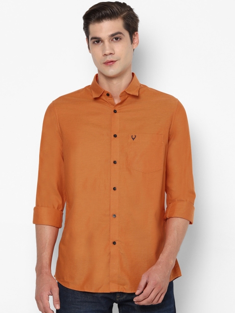 

Allen Solly Men Orange Slim Fit Casual Shirt