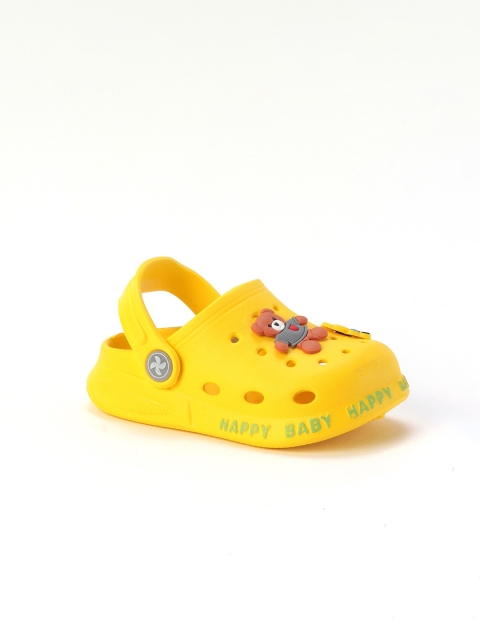 

Lil Lollipop Kids Yellow & Brown Clogs Sandals