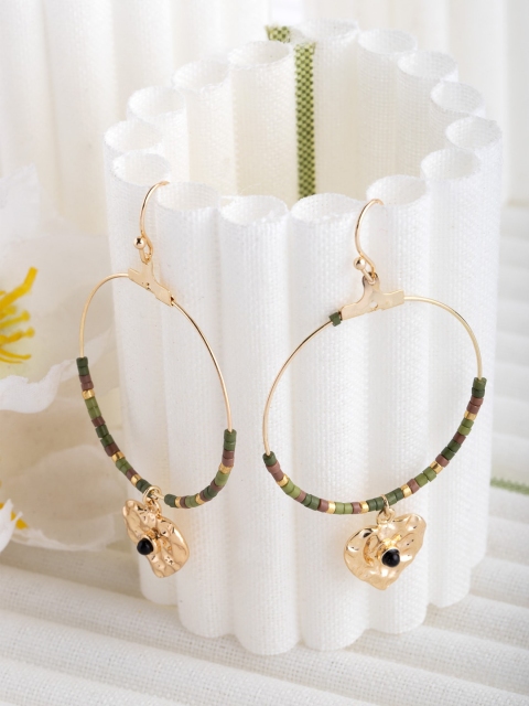 

CRZ Gold-Toned Classic Hoop Earrings