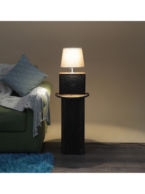 

SANDED EDGE Beige Contemporary Bedside Standard Table Lamp