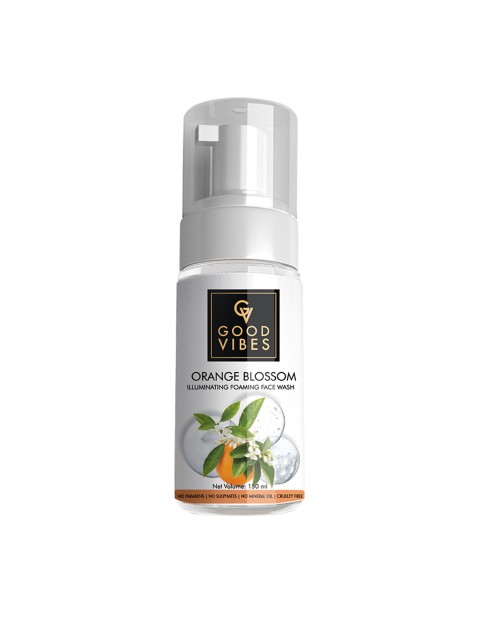 

Good Vibes Illuminating Foaming Orange Blossom Face Wash 150ml, Transparent