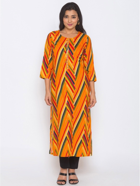 

TANKHI Multicoloured Solid Kurti, Multi