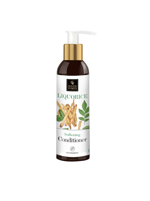 

Good Vibes Unisex Liquorice Softening Conditioner 200 ml, Transparent