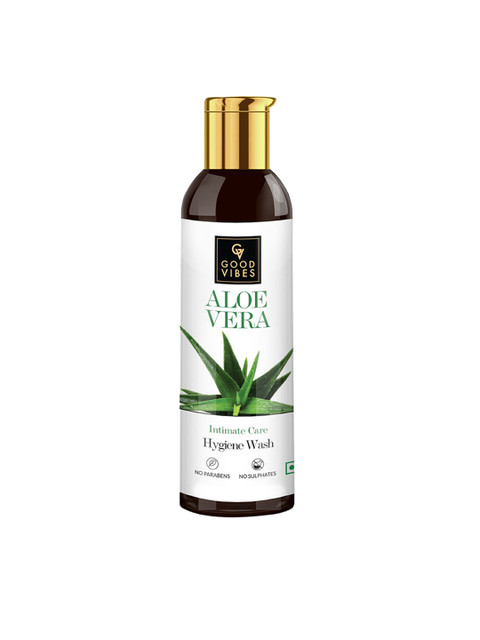 

Good Vibes Aloe Vera Intimate Care Hygiene Wash - 100 ml, Transparent