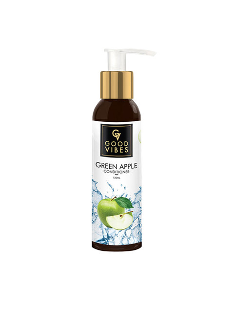 

Good Vibes Unisex Green Apple Conditioner 120 ml, Transparent