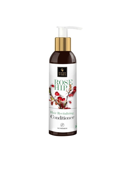 

Good Vibes Unisex Rosehip Hair Revitalizing Conditioner 200 ml, Brown