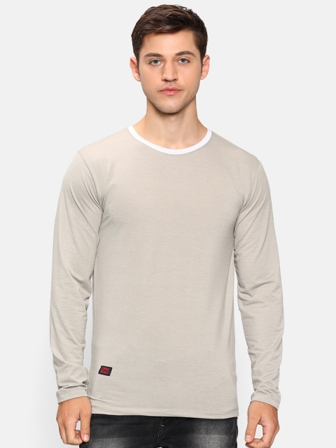 

V2 Value & Variety Men Grey Solid T-shirt