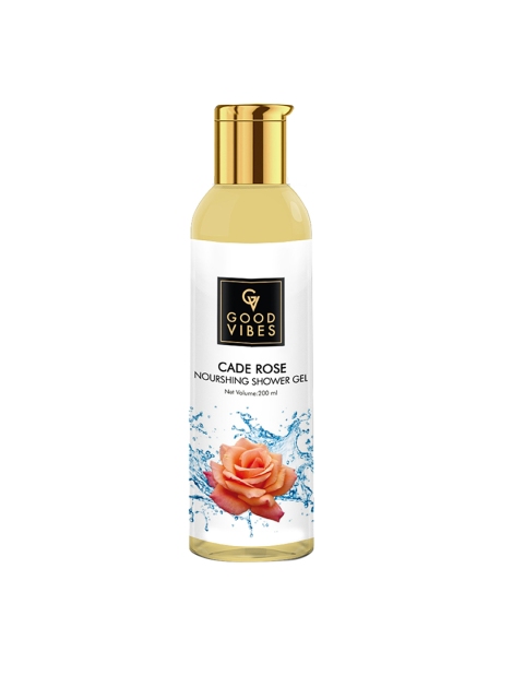 

Good Vibes Unisex Cade Rose Nourishing Shower Gel 200 ml, Beige