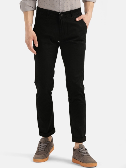 

V2 Value & Variety Men Black Pure Cotton Trousers