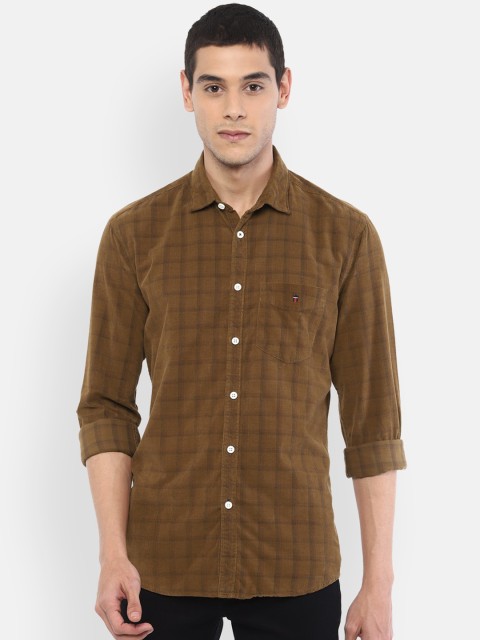 

Louis Philippe Sport Men Brown Slim Fit Checked Casual Shirt