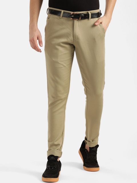 

V2 Value & Variety Men Khaki Pure Cotton Chinos Trousers