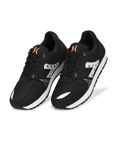 

Sir Corbett Men Black Mesh Walking Non-Marking Shoes