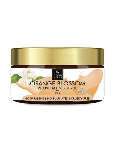 

Good Vibes Unisex Orange Blossom Rejuvenating Face Scrub - 50 g