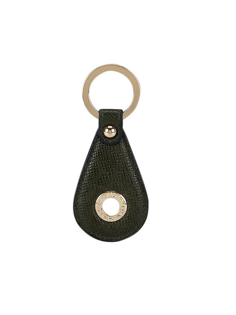 

Da Milano Green & Copper-Toned Textured Key Chain