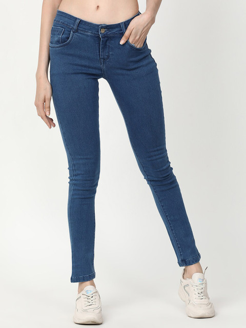 

V2 Value & Variety Women Blue Clean Look Jeans