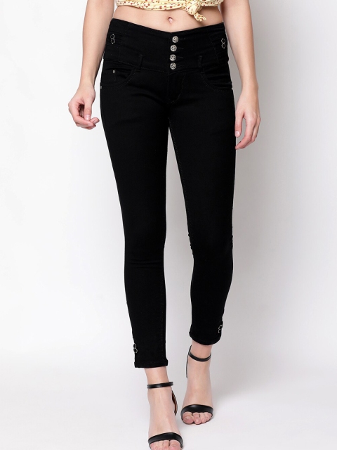 

V2 Value & Variety Women Black Clean Look Mid Rise Jeans