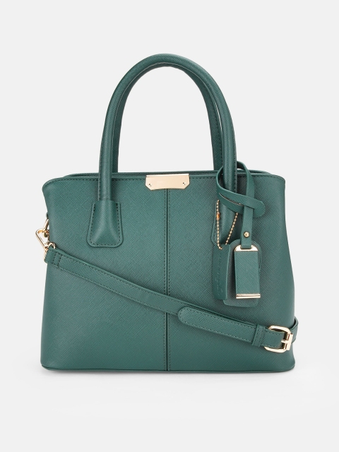 

Forever Glam by Pantaloons Teal Oversized Structured Handheld Bag