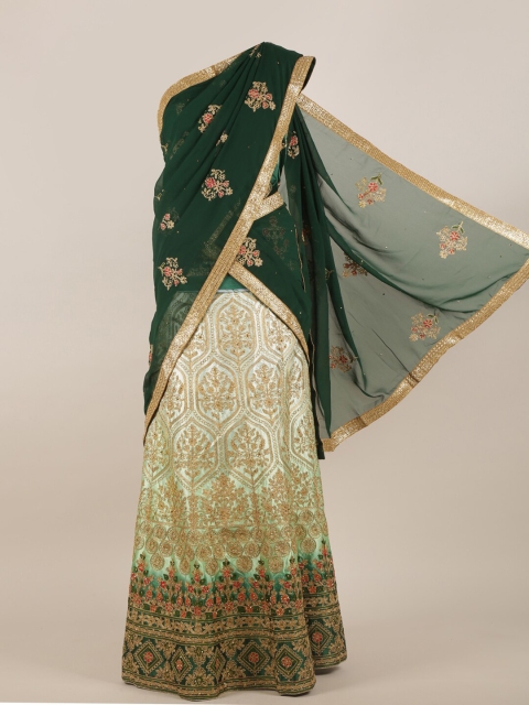 

Pothys Women Green Traditional Half Saree