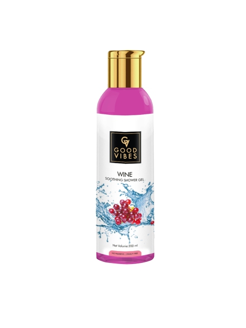 

Good Vibes Wine Soothing Shower Gel 200 ml, Purple