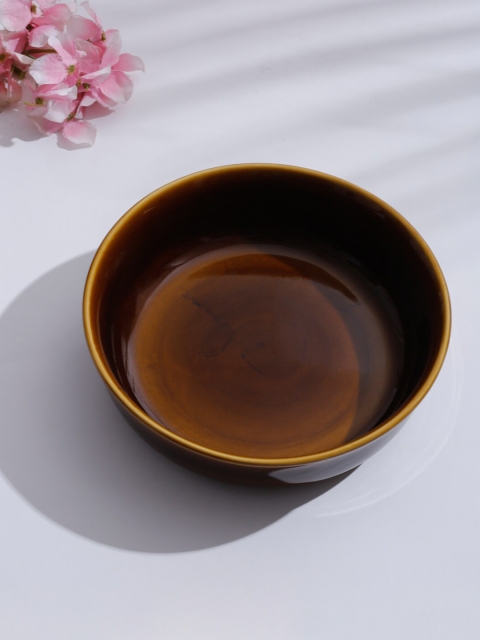 

Fabindia Brown Ceramic Kapish Glazed Pasta Bowl