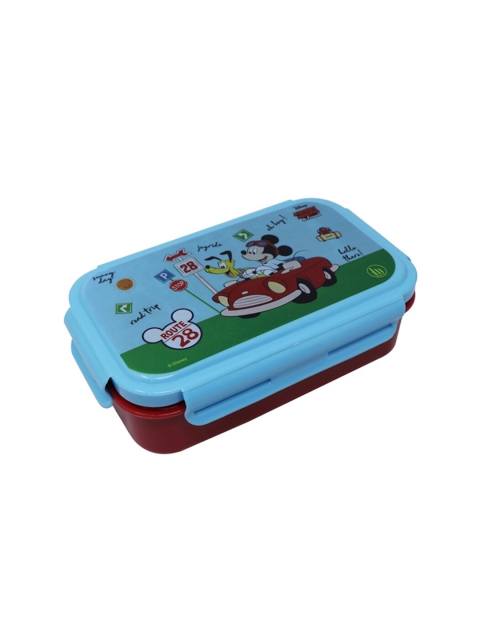 

Disney Blue & Red Mickey & Friends Printed Inside Stainless Steel Lunch Box