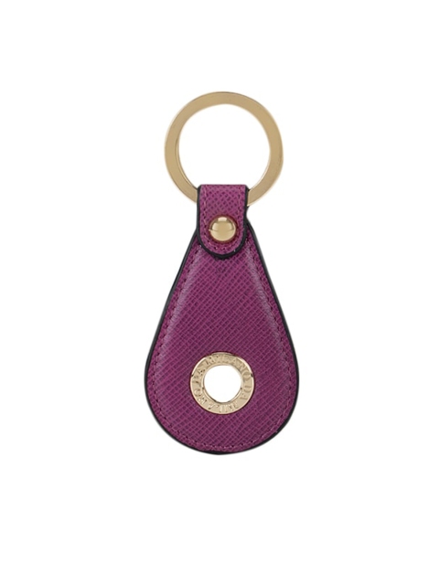 

Da Milano Burgundy Textured Genuine Leather Key Chain