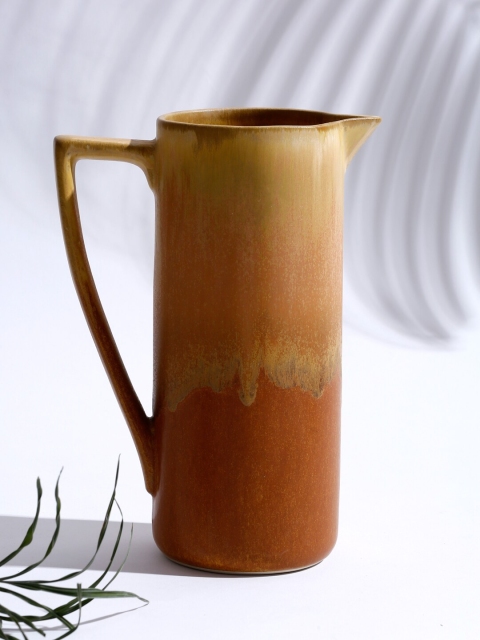 

Fabindia Beige Jaksh Glazed Ceramic Jug 1.2 L