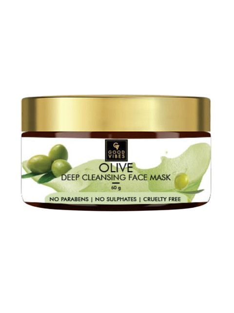 

Good Vibes Unisex Olive Deep Cleansing Face Mask 60 g