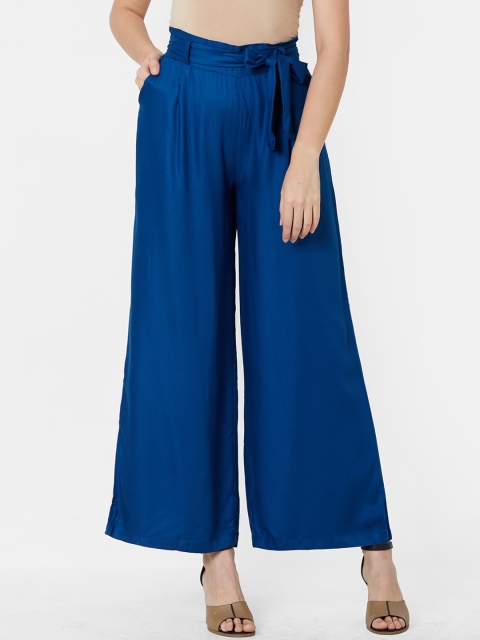 

ZOLA Women Blue Pleated Culottes