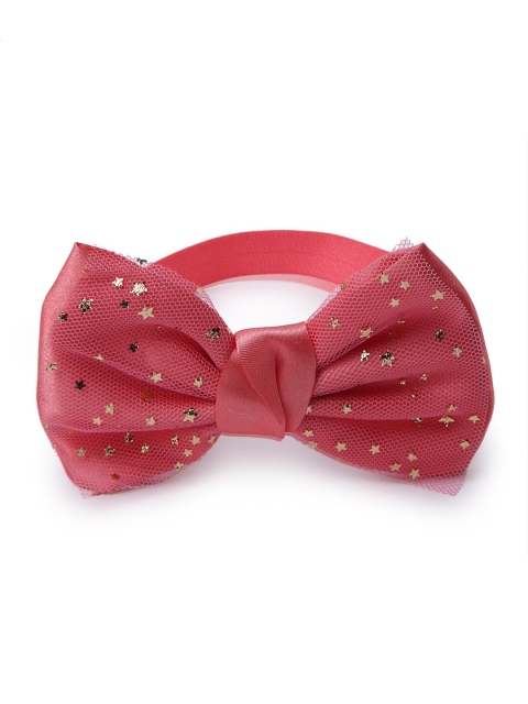 

Stoln Girls Pink & Gold-Toned Embellished Hairband