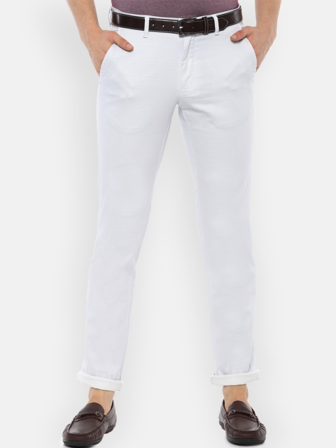 

Van Heusen Sport Men White Slim Fit Trousers
