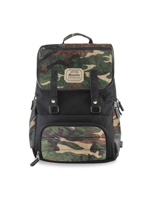 

Harissons Unisex Green & Brown USB Laptop Backpack