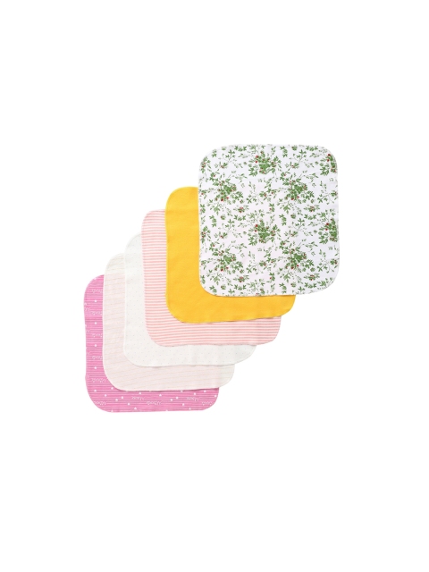 

BUMZEE Infant Kids Pack Of 6 Assorted Pure Cotton Napkins