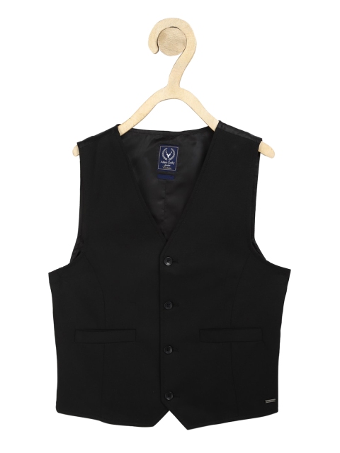 

Allen Solly Junior Boys Black Solid Waistcoat