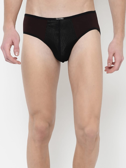 

Cosmo Esquire Men Brown Colorblocked Basic Briefs 218089CAMEO