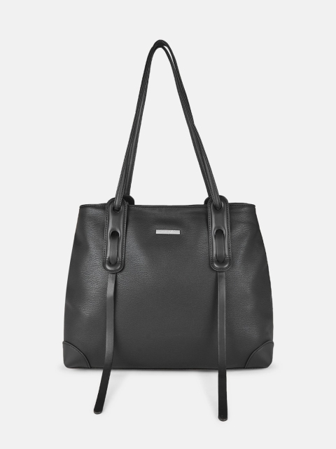 

Forever Glam by Pantaloons Black Structured Shoulder Bag
