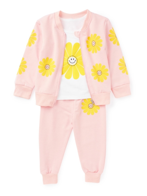 

Like A Boss Girls Pink & White 3 Pc Printed Clothing Set