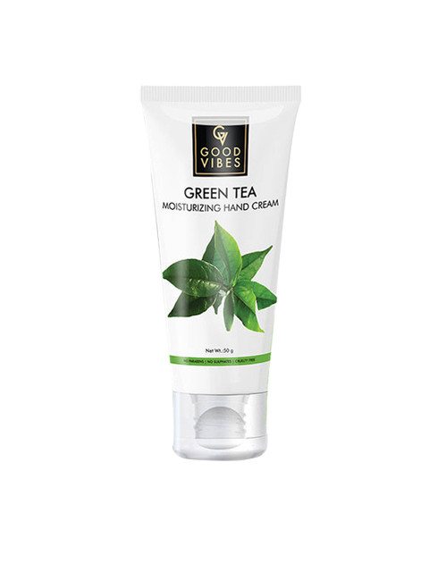 

Good Vibes Moisturizing Hand Cream - Green Tea 50 g, White