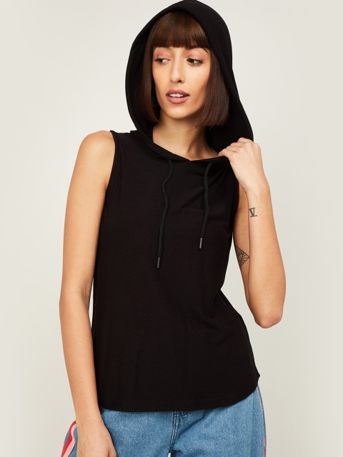 

Fame Forever by Lifestyle Black Solid Regular Top